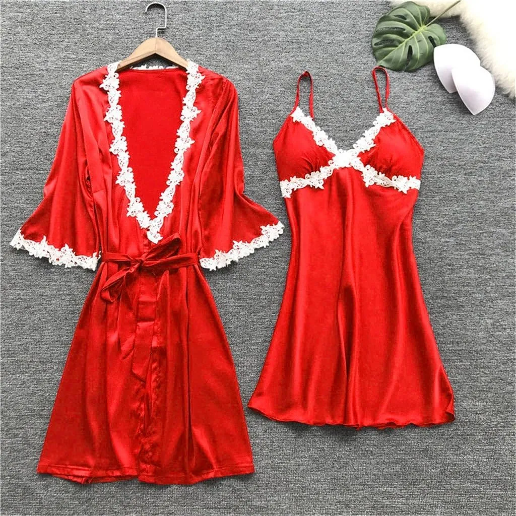 Women's Babydoll Nightie Lingerie for Women Plus Size Lingerie Sets Sexy Lingerie Robes Slutty Nightgown Lace Dress