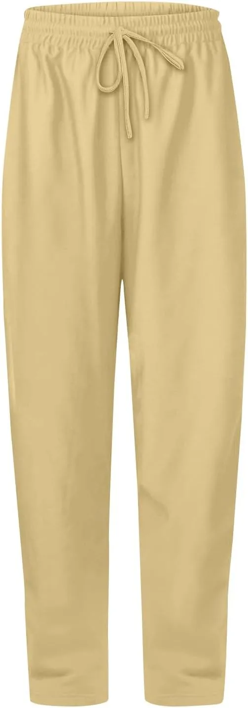 Womens Cargo Sweatpants Baggy Elastic Loose Pants Fall Winter Lounge Jogger Pants Lightweight for Yoga Sweat Pants