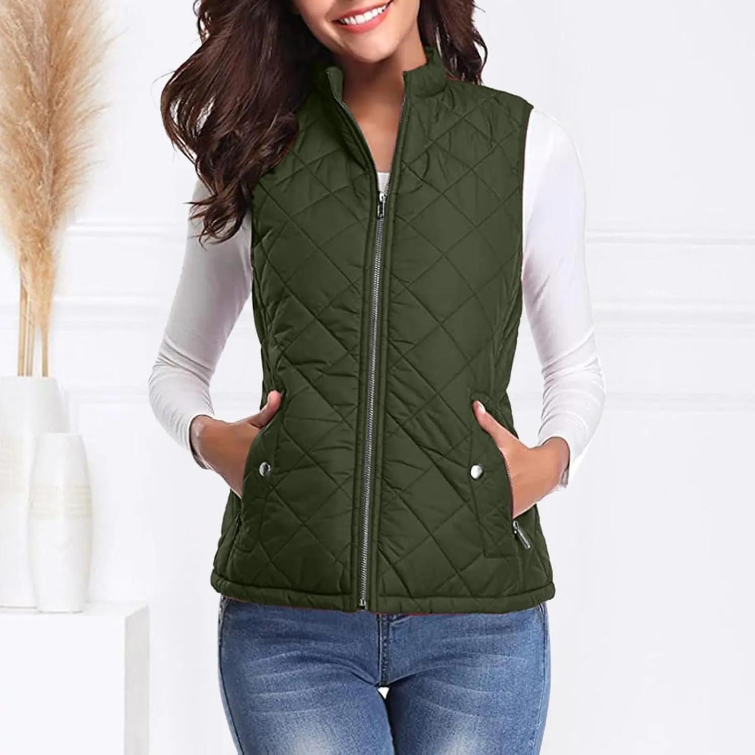 Womens Cropped Puffer Coat Lightweight Down Jacket Packable Parkas Jacket Outerwear Full Zip Warm Hooded Insulated Coat