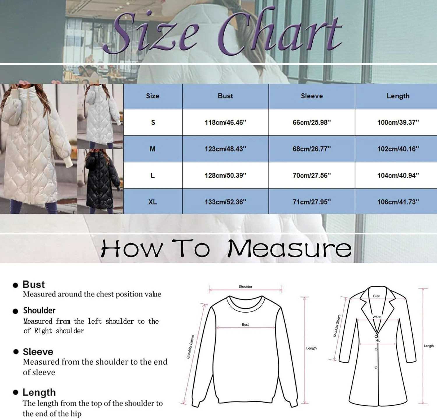 Women's Down Jacket Long Puffer Padded Coat Warm Trench Coat Long Sleeve Cardigans Jacket Coats Winter