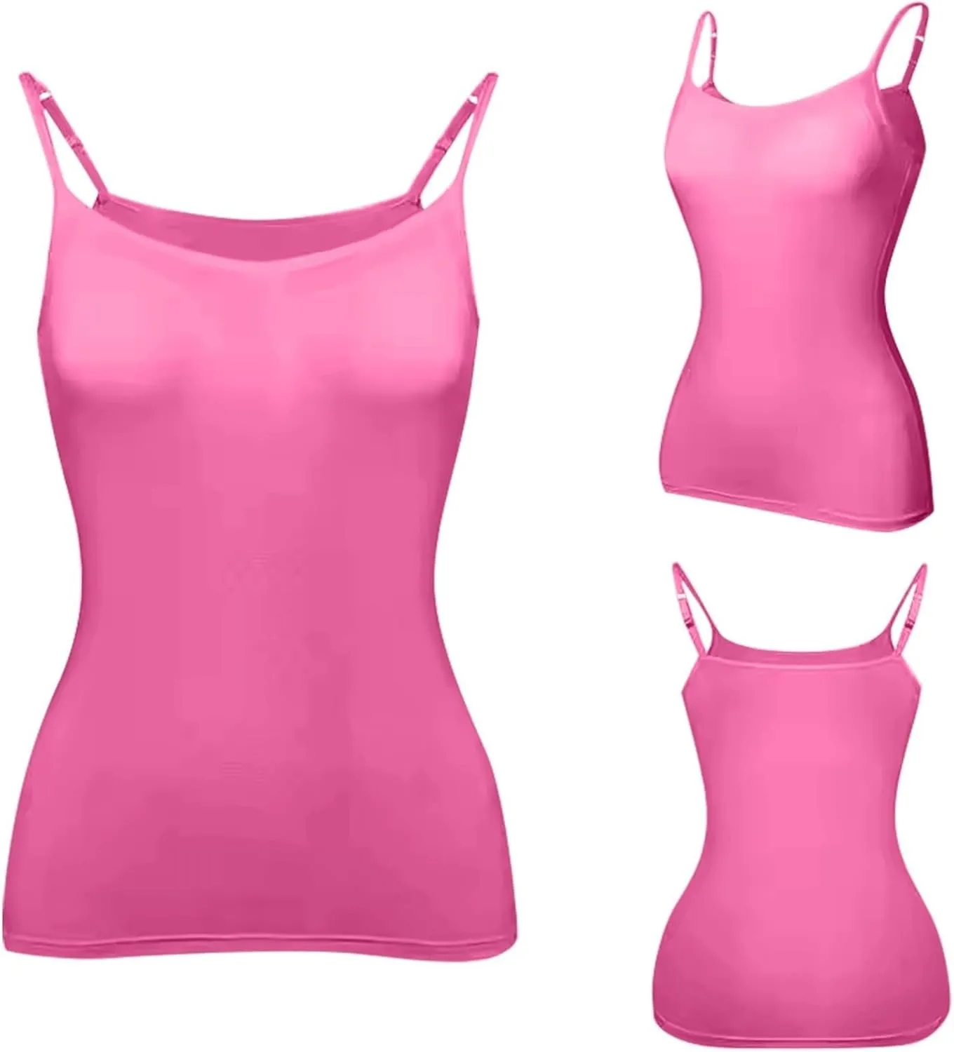 Womens Modal Built-in Bra Summer Basic Padded Yoga Shirt Shelf Bras Casual Undershirt Basic Breathable Tank Top