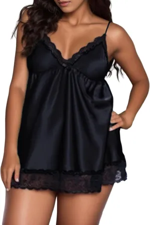 Women's Nightie Chemise Lingerie Lace Camisole Sexy for Women Lingerie Set Flattering Nightwear Slutty Teddy Sheer