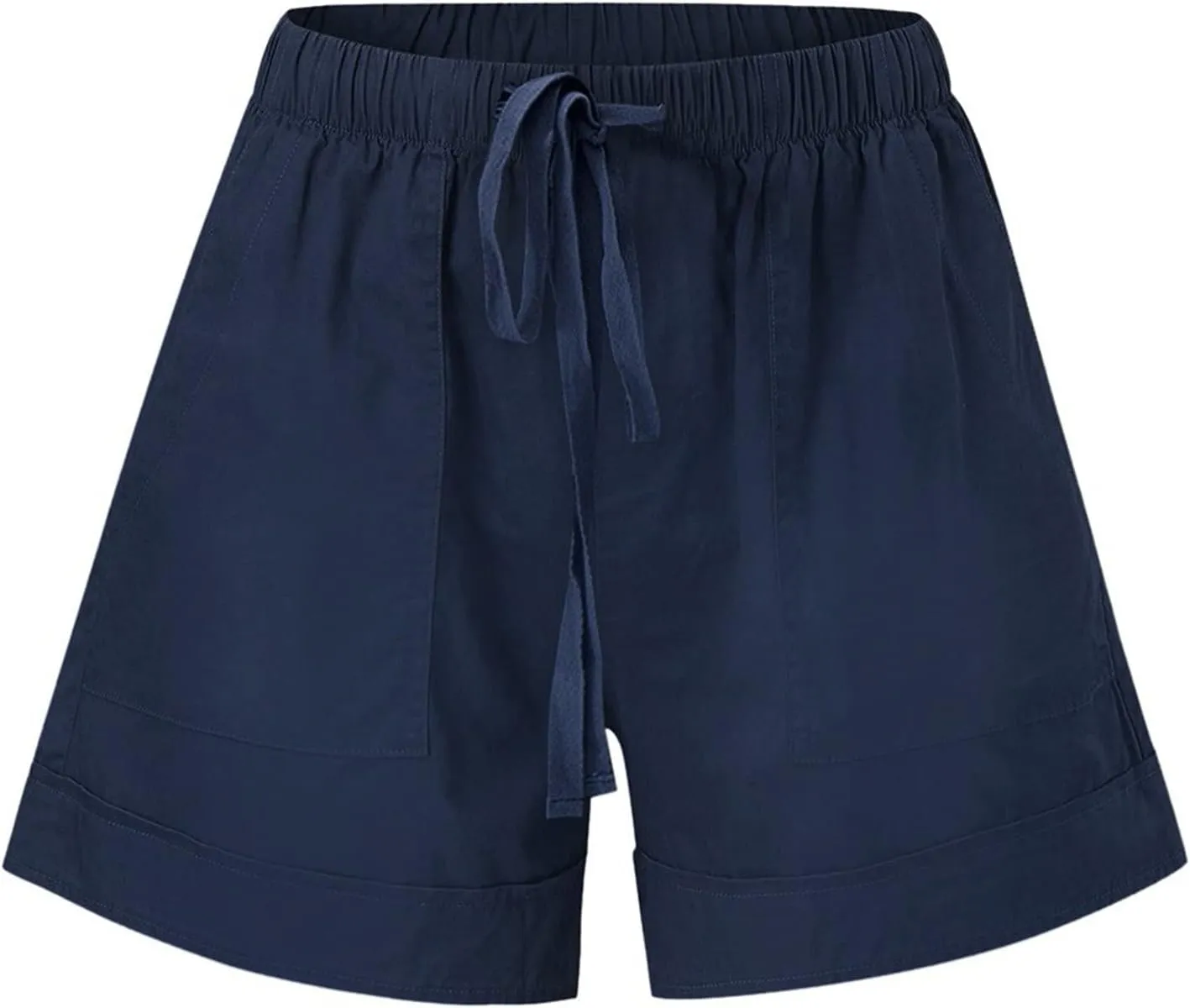 Women's Shorts Chino Bermuda Short Comfy Activewear Loose Pull-On Shorts Loungewear Cruise Outfits for Women 2025