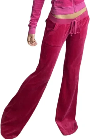 XFLnaraz Women Velvet Baggy Jogger Sweatpants High Waist Wide Leg Elastic Waist Lounge Athletic Long Trousers Streetwear